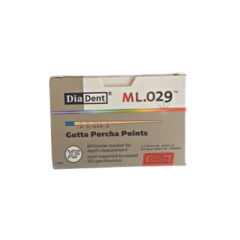 Conos de Gutta Percha accesorios de condensación lateral 100u Diadent - Dentalpack