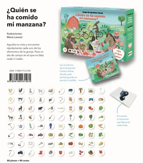 QUIÉN SE HA COMIDO MI MANZANA? - JUEGO DE AGUDEZA VISUAL