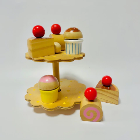 PORTA CUPCAKES - MADERA