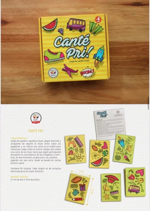 CANTE PRI - Juego de mesa