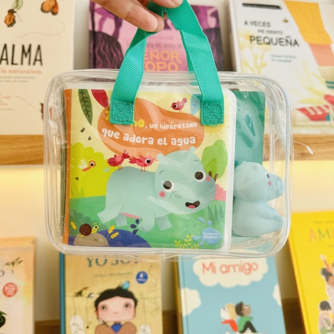 LIBRO DE BAÑO: TINCHO, UN HIPOPÓTAMO QUE ADORA EL AGUA