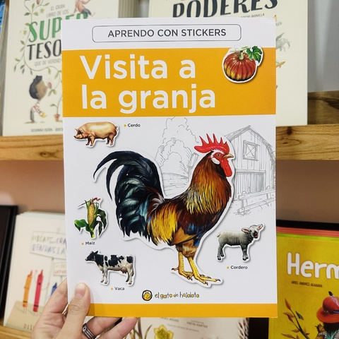 APRENDO CON STICKERS - VISITA A LA GRANJA