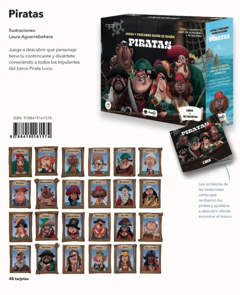 JUEGA Y DESCUBRE QUIÉN ES QUIÉN - PIRATAS