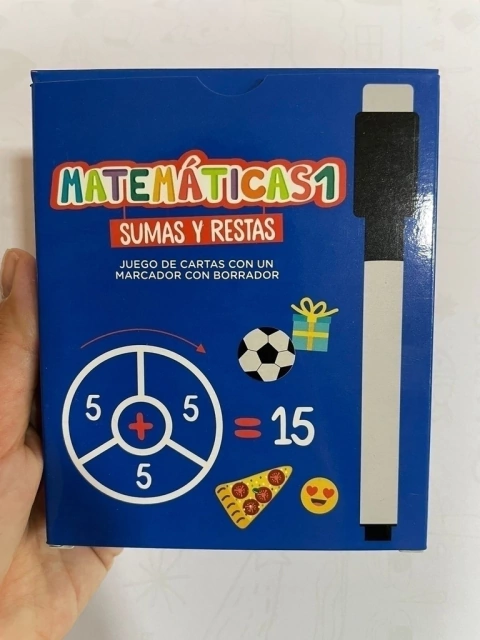 CARTAS MATEMATICA 1 - SUMAS Y RESTAS