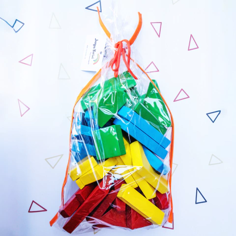 BOLSA DE BLOQUES GIGANTES X 40 UNID