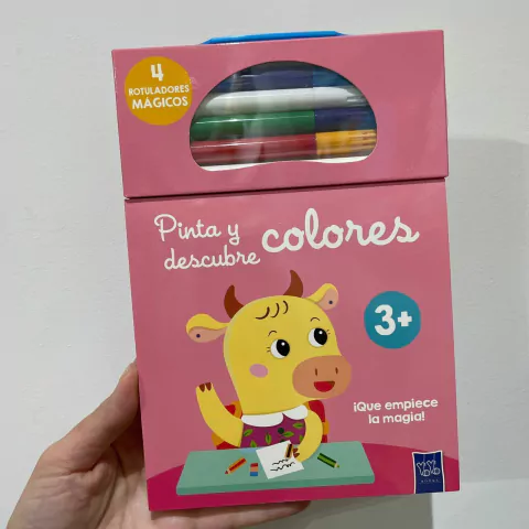 PINTA y DESCUBRE COLORES - VACA