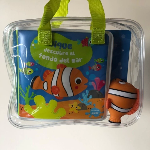 LIBRO DE BAÑO - QUIQUE DESCUBRE EL FONDO DEL MAR