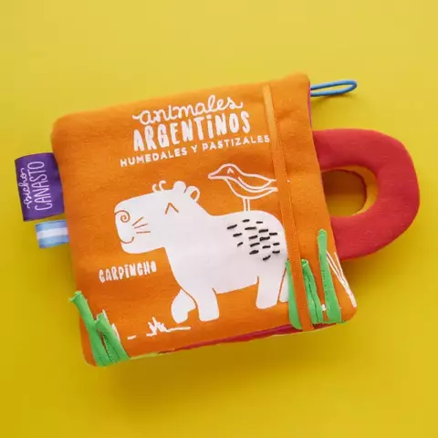 Libro Sensorial Animales Argentinos HUMEDALES Y PASTIZALES