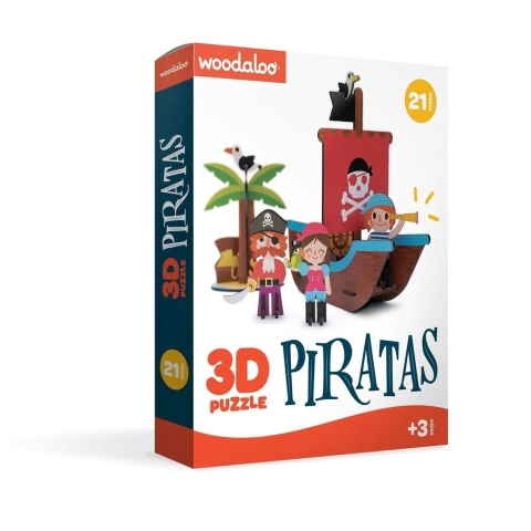 3D Puzzle PIRATAS