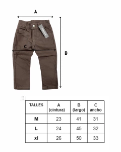 PANTALON GABARDINA en internet