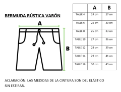 BERMUDA RÚSTICA - comprar online