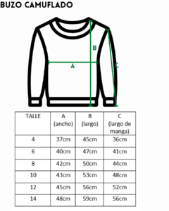 BUZO CAMUFLADO - comprar online