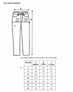 JEAN CHUPIN ELASTIZADO - comprar online
