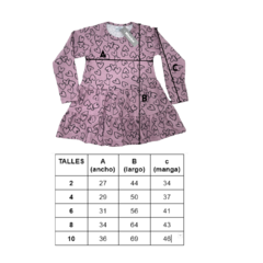 VESTIDO CORAZONES - comprar online