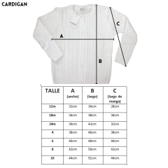 CARDIGAN TRENZADO en internet