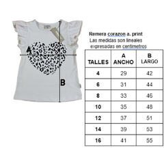 REMERA CORAZON A.PRINT en internet