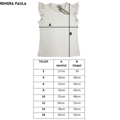 REMERA PAULA en internet