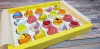 Caja de 20 piezas color amarillo limon