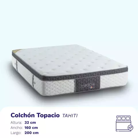 Colchon Topacio Tahiti 200x160x32