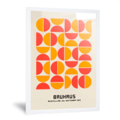 Bauhaus Círculos Naranjas - Tienda Roots