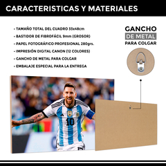 Messi festejando gol en internet