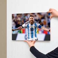 Messi festejando gol - comprar online