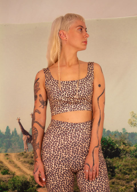 Top regatinha oncinha