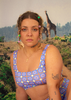 Top regatinha azulejinho na internet