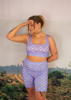 Top regatinha azulejinho - loja online