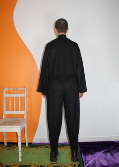 Calça de tricô preta - comprar online