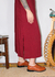 Imagem do Vestido alcinha em viscolinho vinho