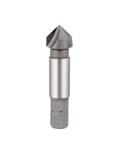 Avellanador, HSS, 90º, de 3 filos, 1/4" hexagonal 16mm
