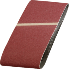 Set de 3 Lijas de bandas abrasivas 75x 533MM GR 80 Madera y metal, Corindón puro KWB