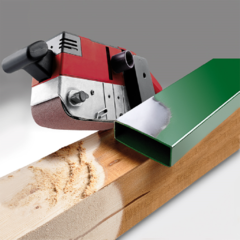 Set de 3 Lijas de bandas abrasivas 75x 533MM GR 80 Madera y metal, Corindón puro KWB en internet