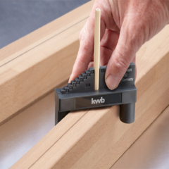Buscador de centrado con lapiz y escala metrica como ayuda de marcado 1...20mm KWB - Tienda Einhell