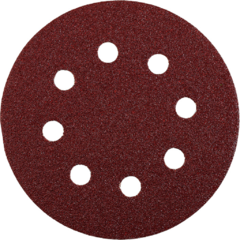 Discos abrasivos "Quick Stick" 125/240 x 5 unidades madera y metal KWB
