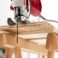 Hoja de sierra de calar, trabajo en madera, diente especial de incisión, HCS 100/75 corte medio x 2 unidades KWB - Tienda Einhell