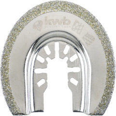 Hoja de sierra diamantada, semiredonda KWB