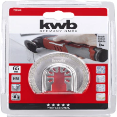 Hoja de sierra diamantada, semiredonda KWB - comprar online