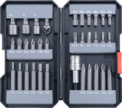 Caja de puntas de 34 piezas en caja pequeña KWB - comprar online