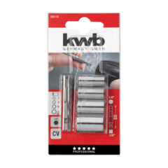Juego de vasos con adaptador, 5 piezas KWB - comprar online