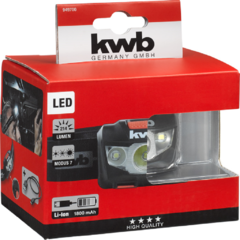 Linterna para la cabeza 1,5 W KWB - tienda online