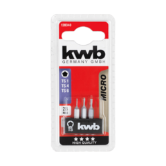 Micro puntas 28 mm, 3 piezas PENTALOBE KWB - tienda online