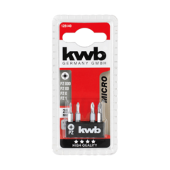 Micro puntas 28 mm, 4 piezas POZIDRIV KWB