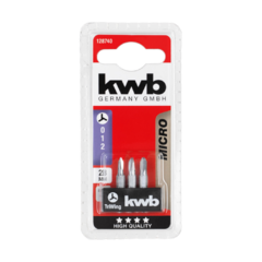 Micro Puntas 28 mm, 3 piezas TRIWING KWB - comprar online