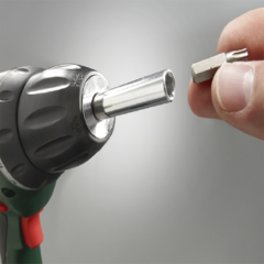 Portapuntas carcasa de acero inoxidable KWB - Tienda Einhell