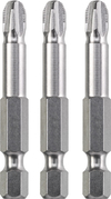 Puntas industrial Steel, 50mm Phillips/Estrella PH 3 x 3 unidades KWB