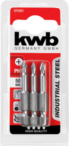 Puntas industrial Steel, 50mm Phillips/Estrella PH 1 x 3 unidades KWB - comprar online