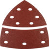 Quick-Stick triángulos abrasivos GR 80, madera y metal, corindón puro 100 x 62, 93 mm x 5 unidades KWB