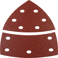 Set Quick-Stick Triángulos abrasivos madera y metal, corindón puro 100 x 62, 93mm KWB